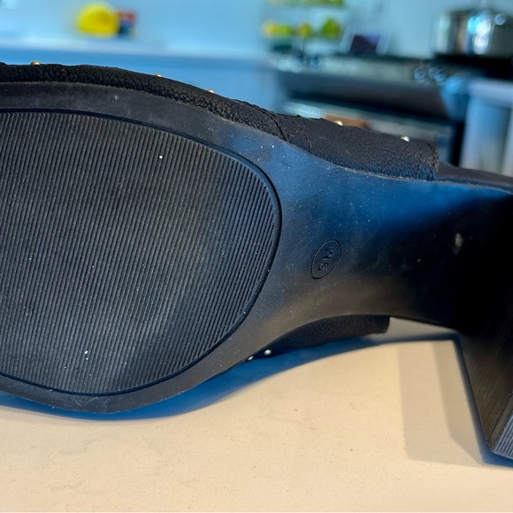 Guess Black (with tiny gold studs) shoes 3” heel. Never worn. - Picture 2 of 4